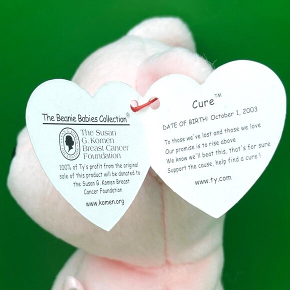 Ty Beanie Baby Bear Lot of 5 Hero Cure Mellow Its A Boy July Birthday Plush Toys - Picture 7 of 16